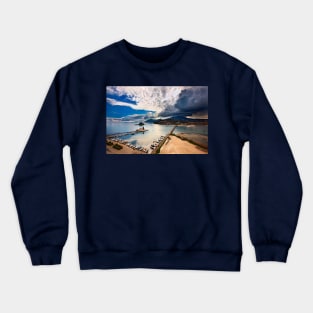 Storm coming @Kanoni, Corfu Crewneck Sweatshirt